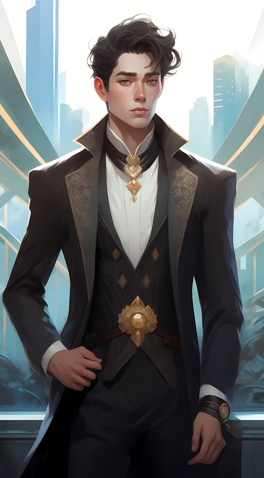 ai character: Hunter background