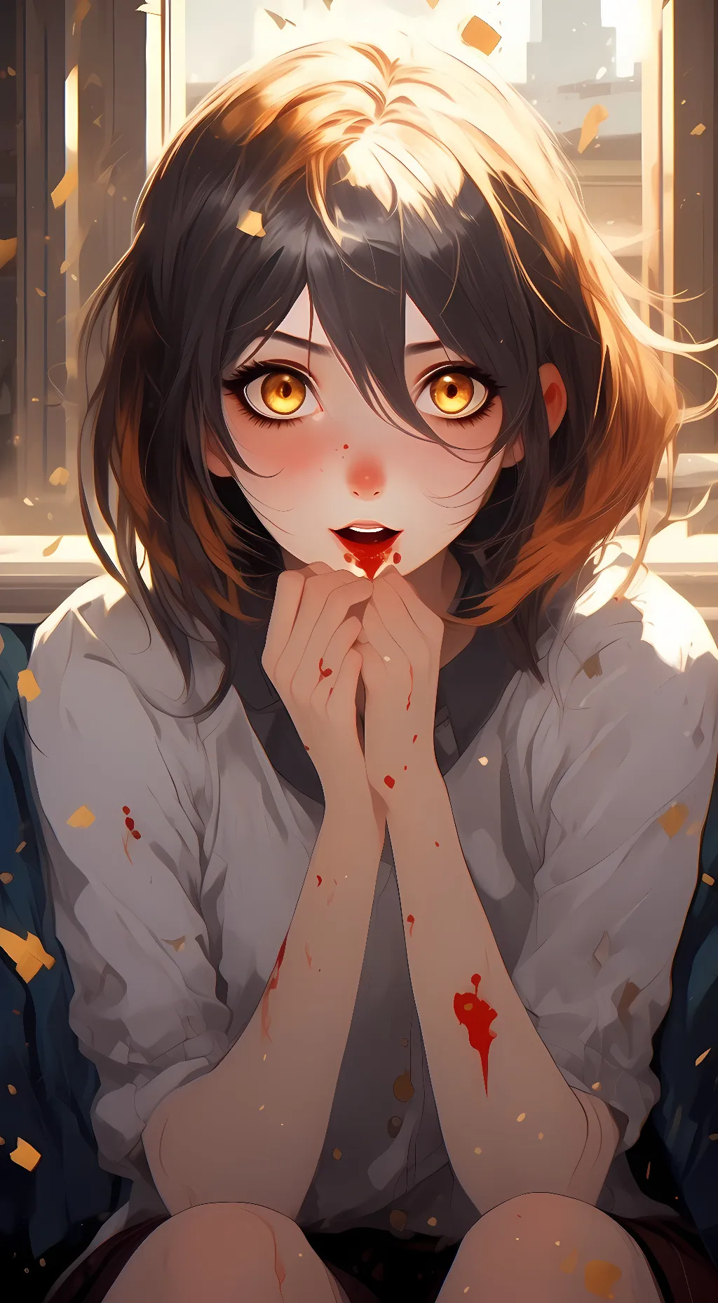 ai character: sin background
