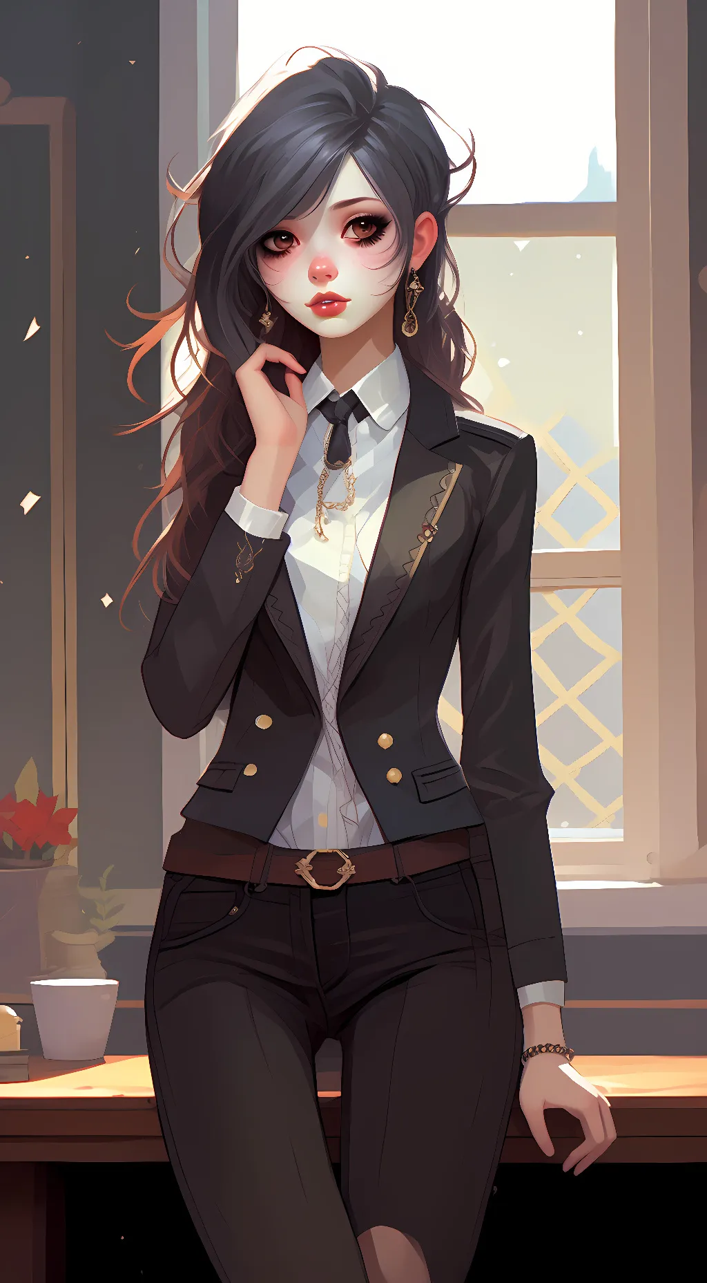 ai character: 𓃘꧁ Sophia ꧂𓃛 background