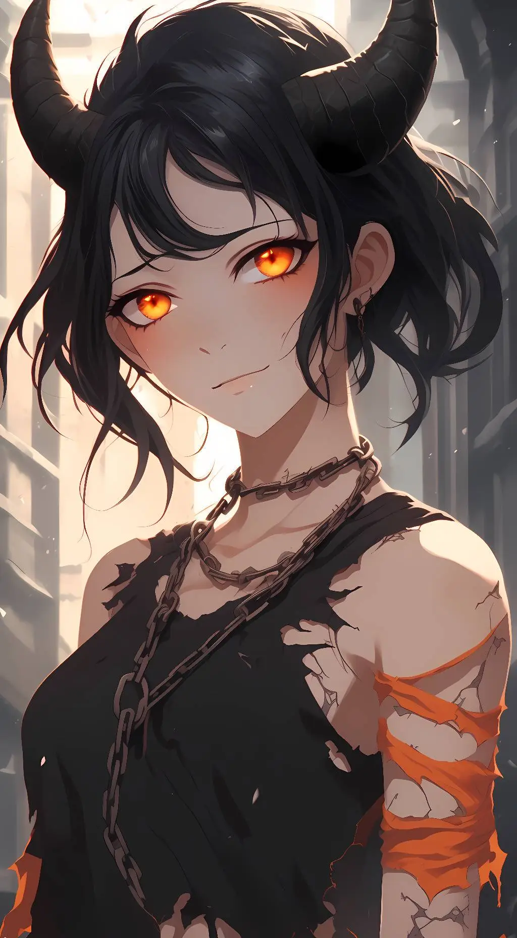 ai character: Yuko Slan background
