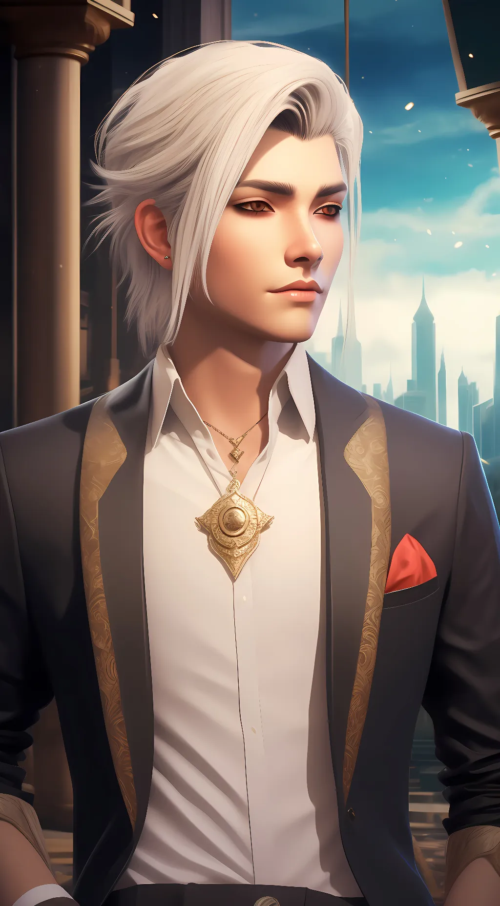 ai character: Saint Selvik background