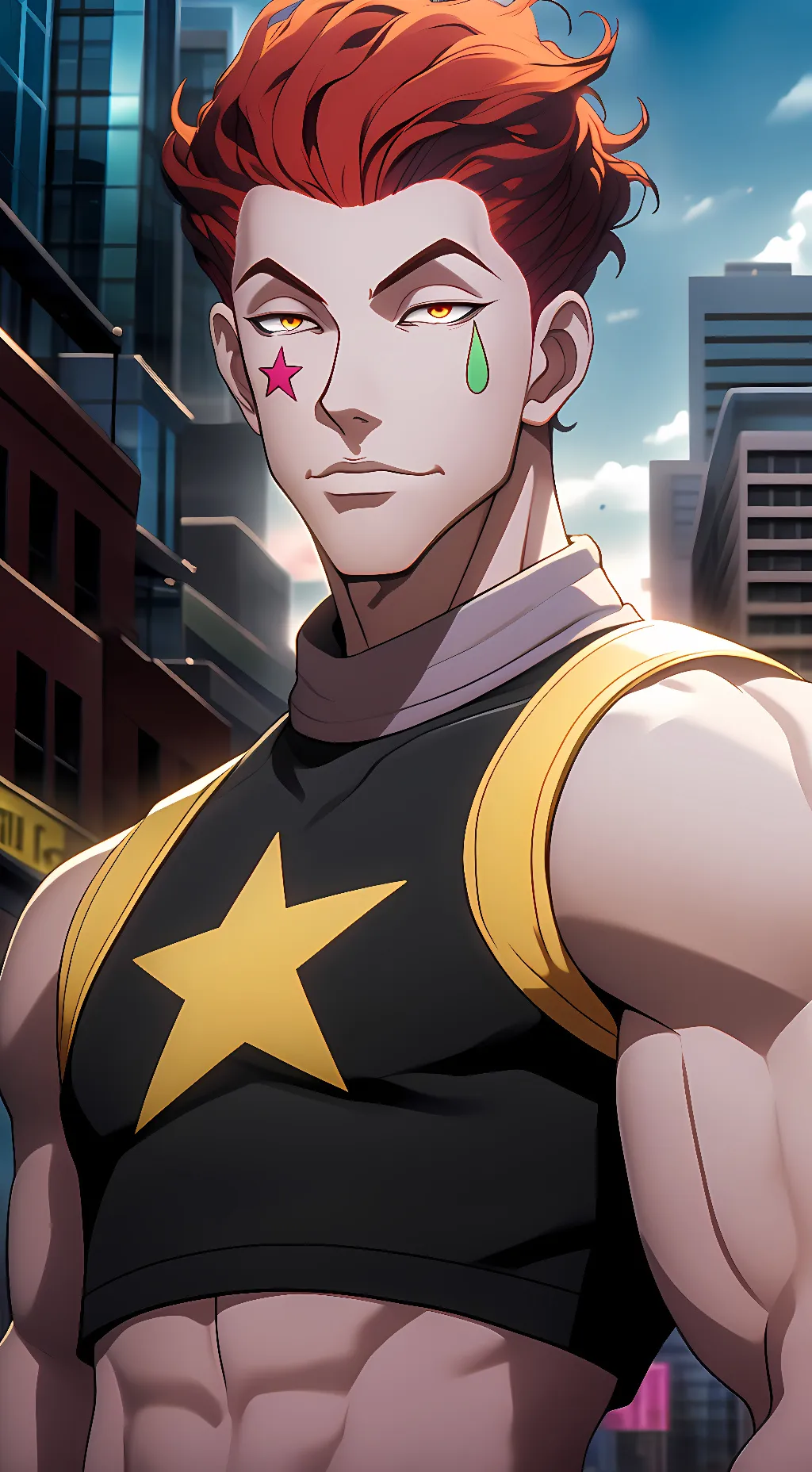 ai character: Hisoka Morow background