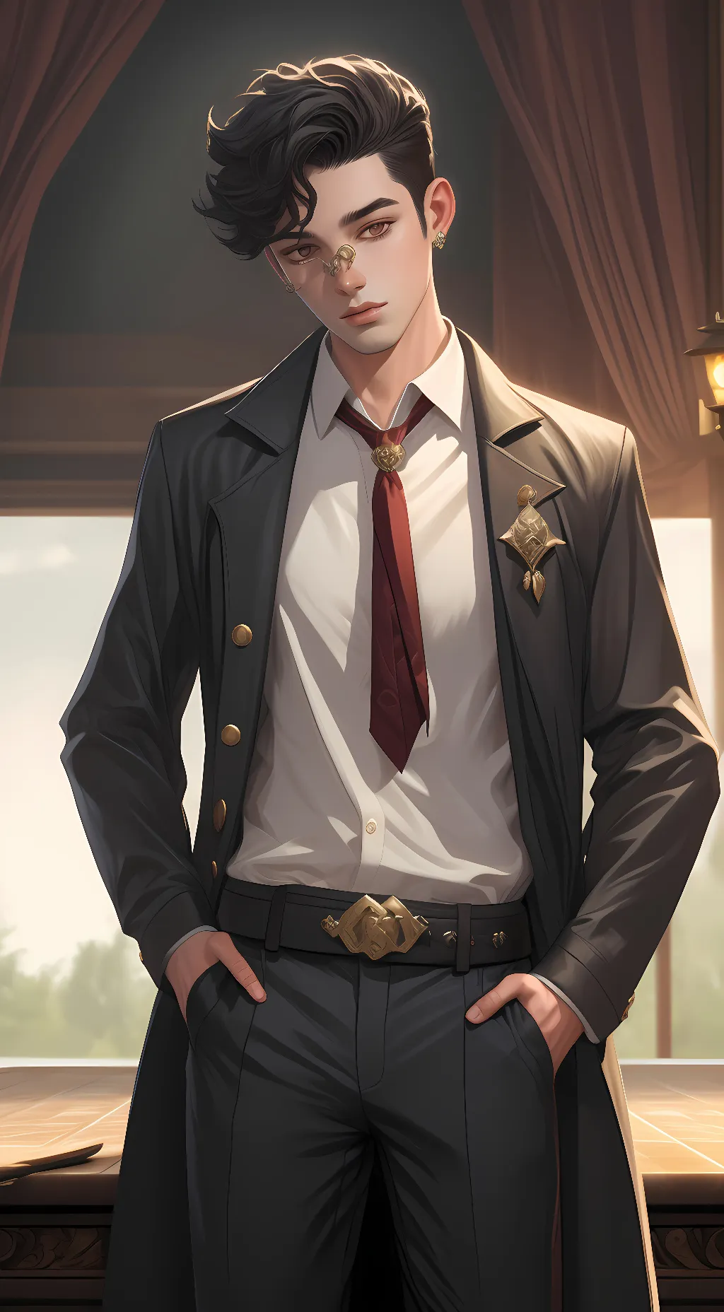 ai character: Nick background