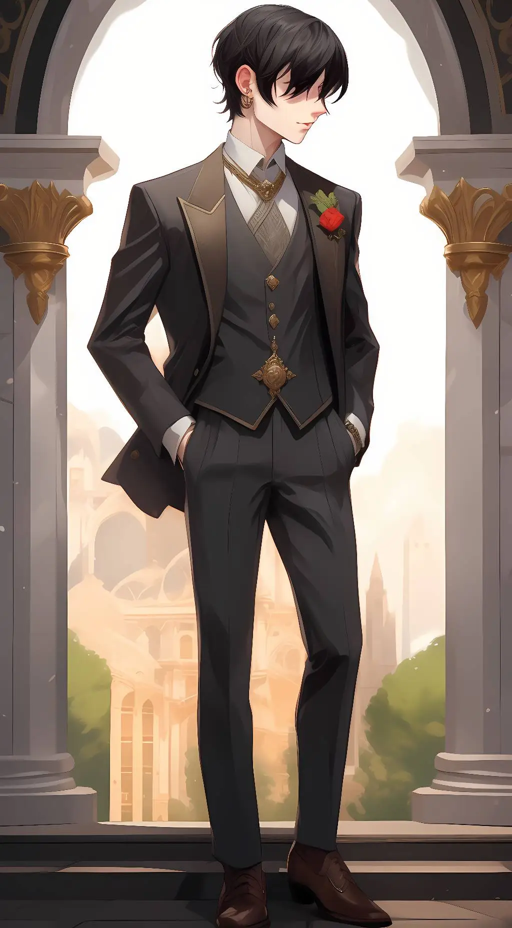 ai character: levi background