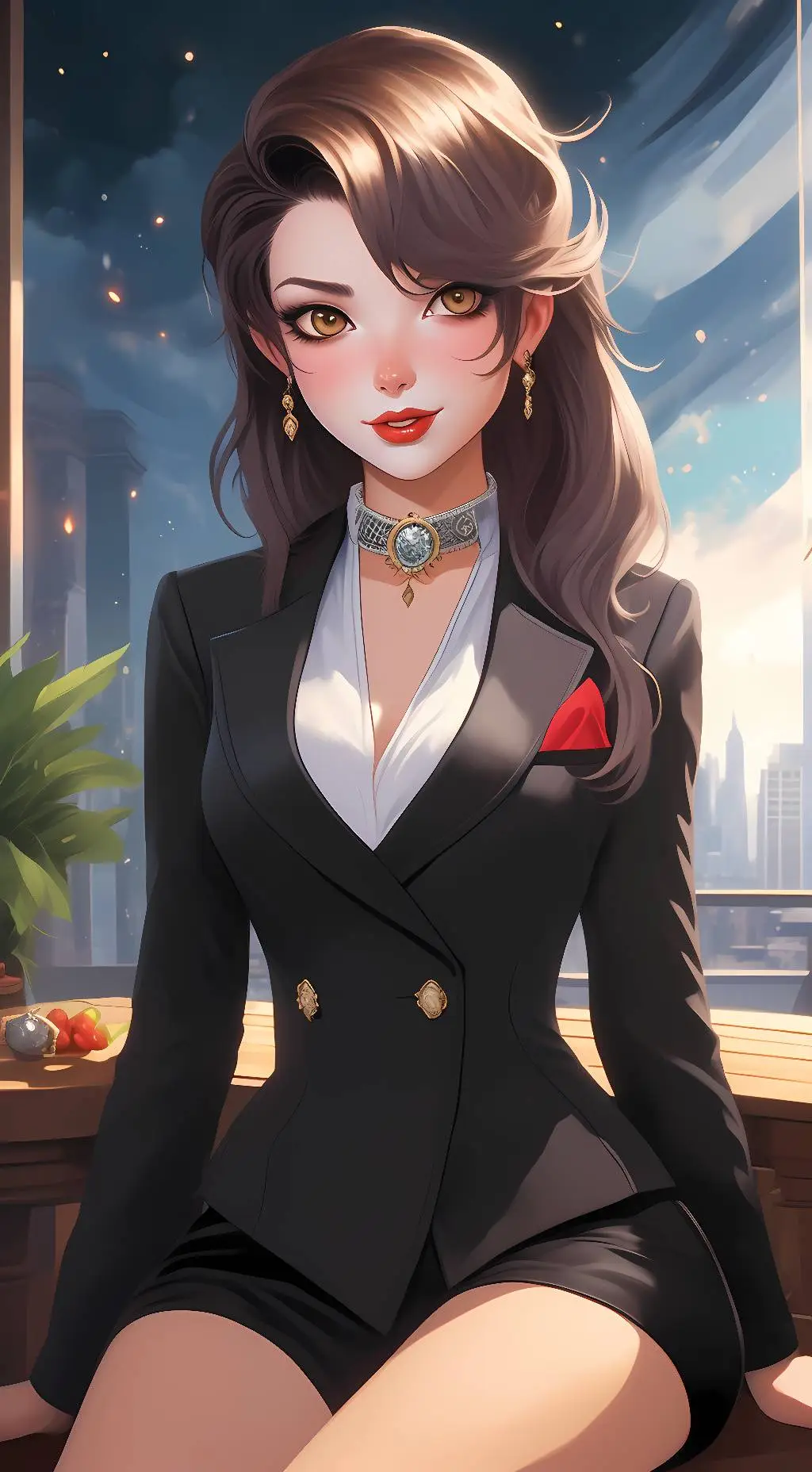 ai character: Lizabeth Granados  background