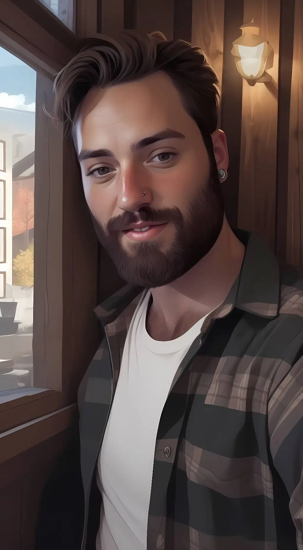 ai character: Sean  background