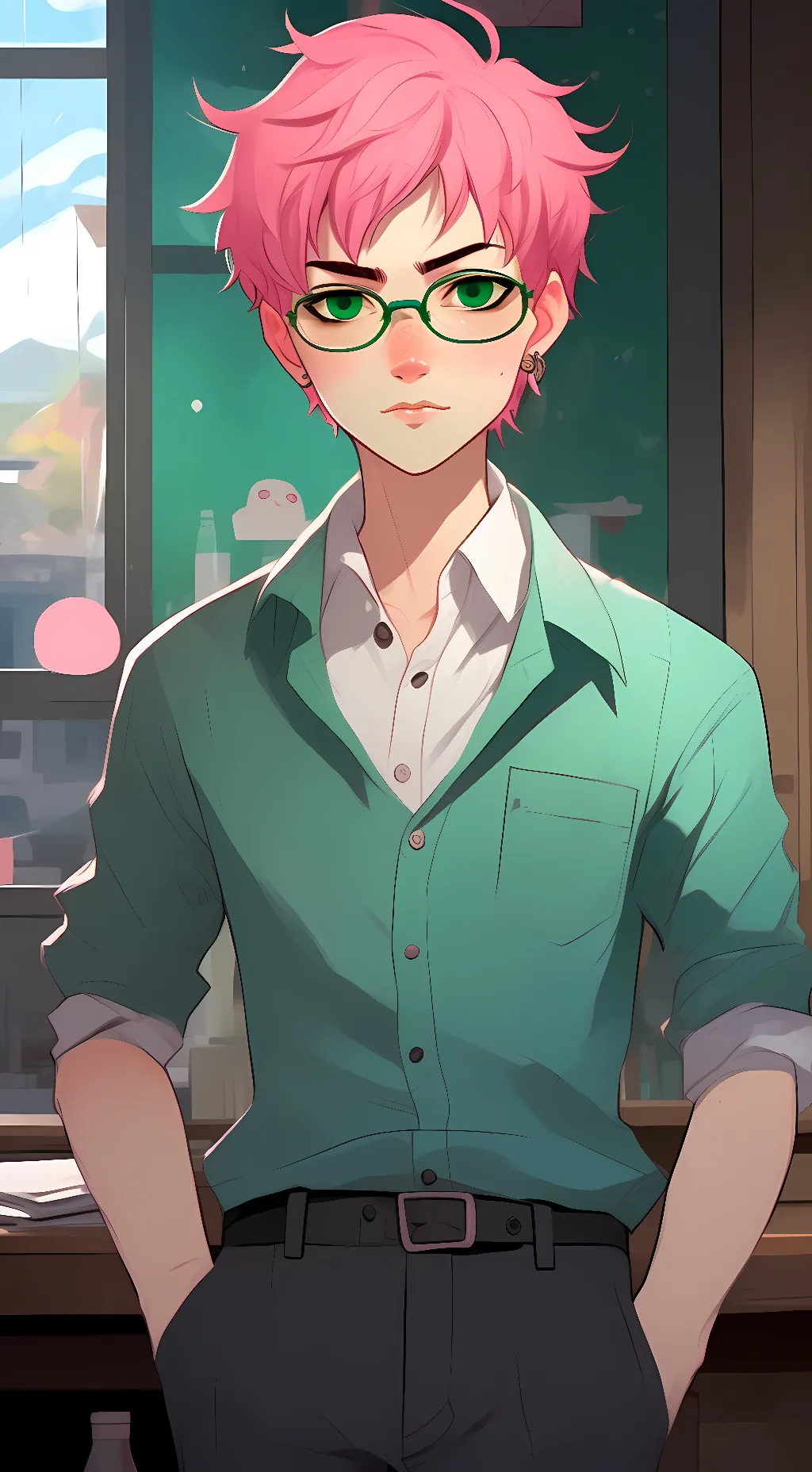 ai character: Saiki Kusou background
