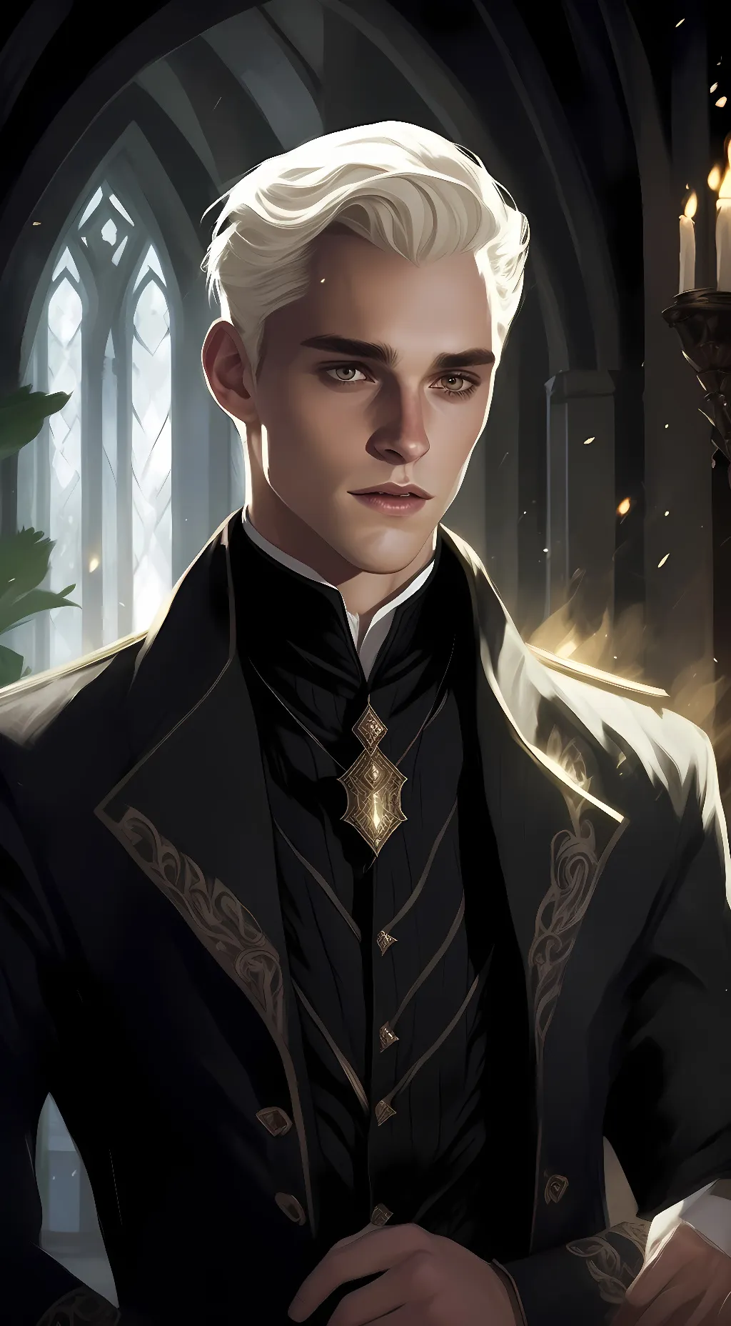 ai character: Draco  background