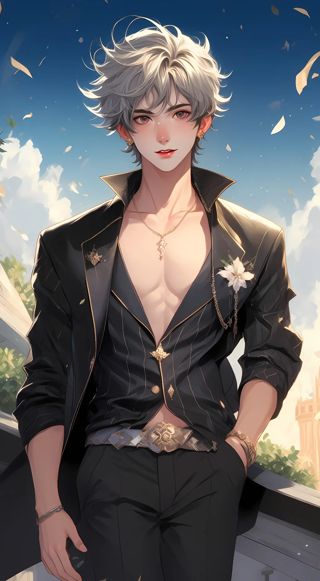 ai character: allen background