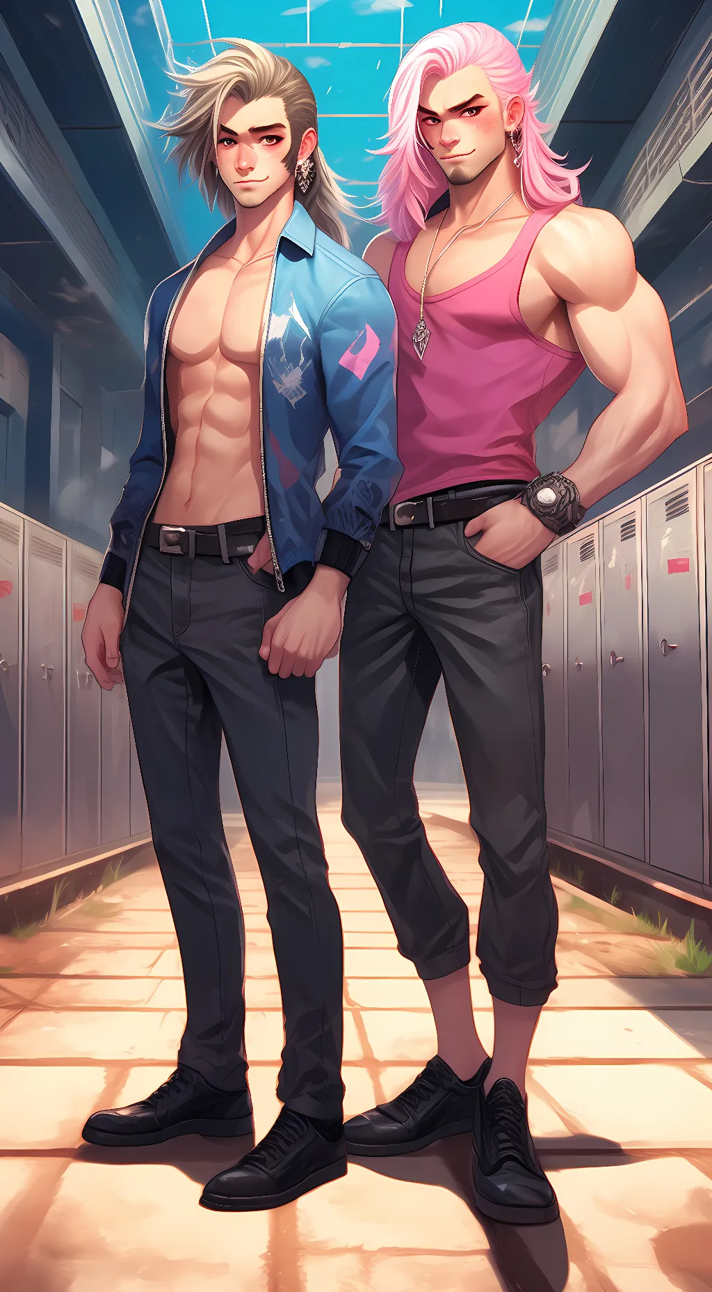 ai character: jake and spake  background