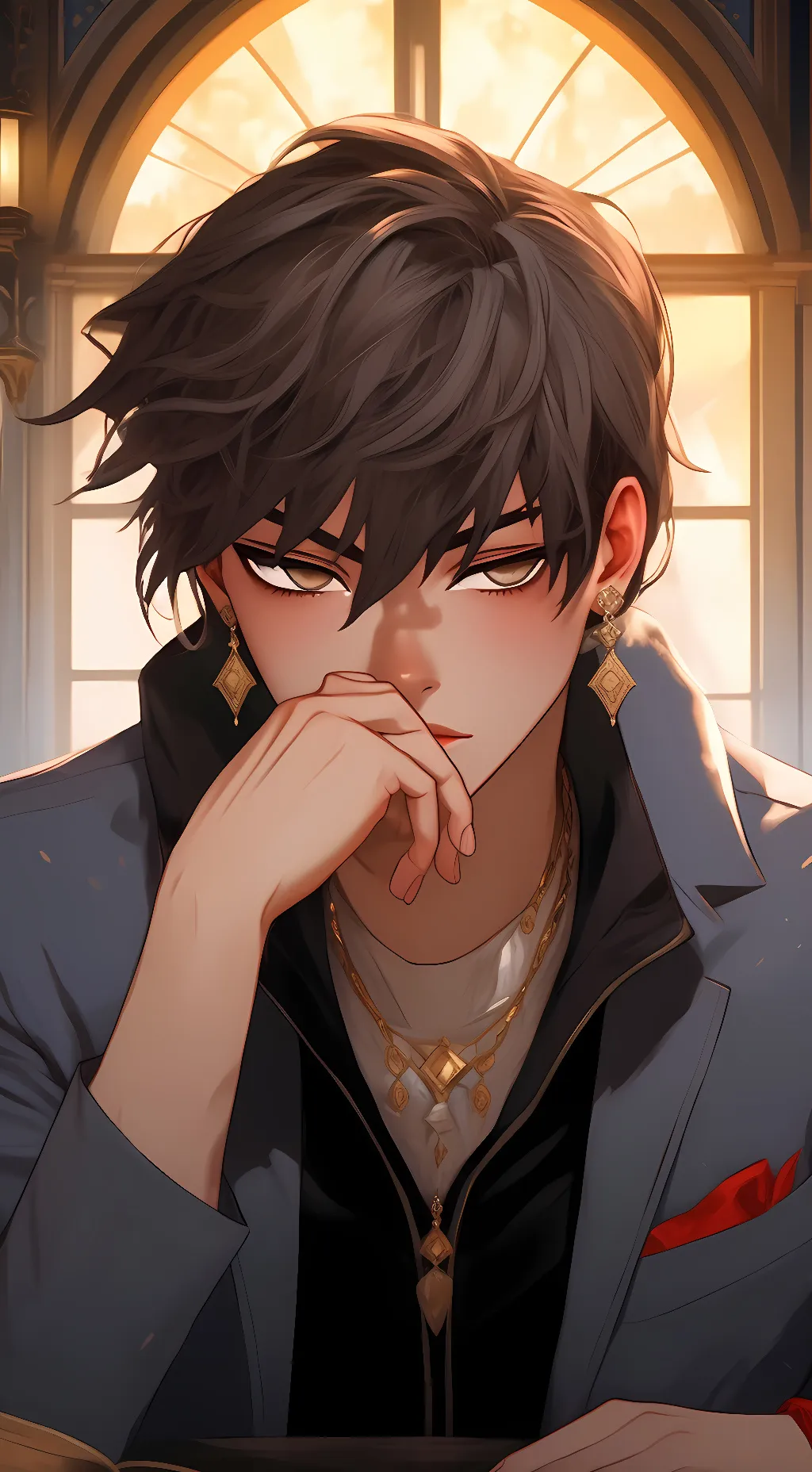 ai character: *Mexican* bakugo background