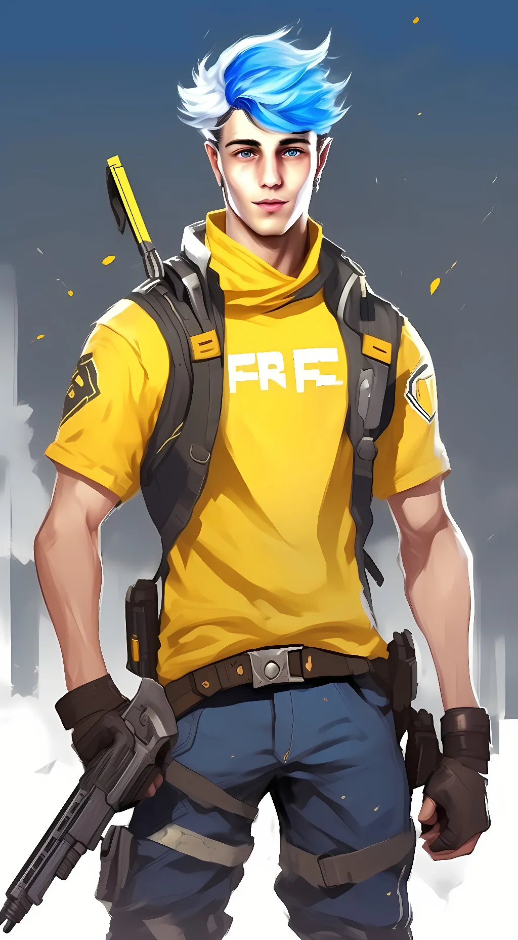 ai character: wolfrahh background