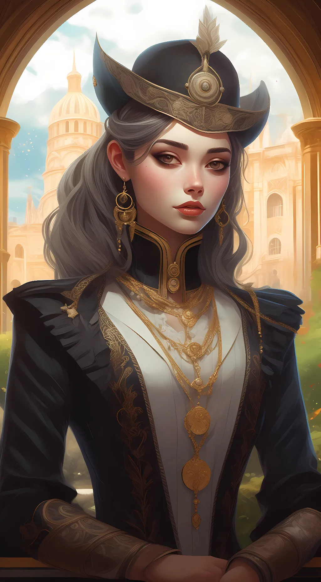 ai character: Queen Ez background