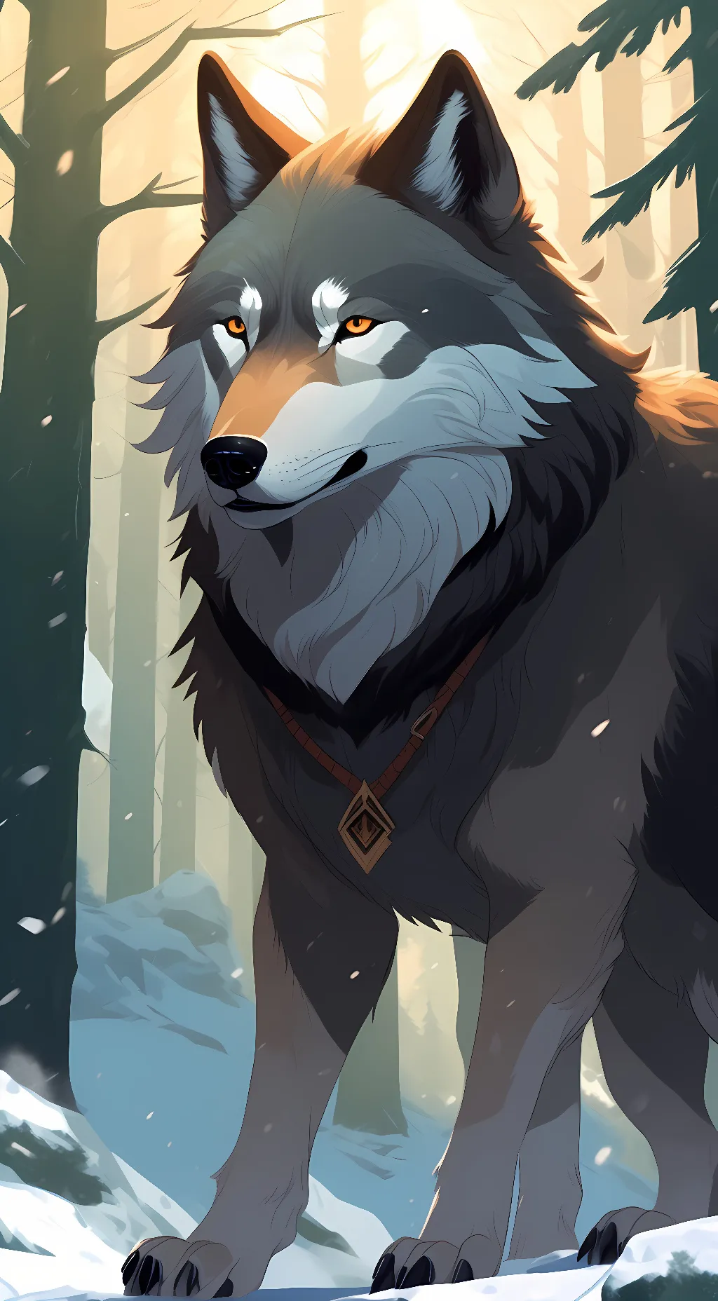 ai character: Beast background