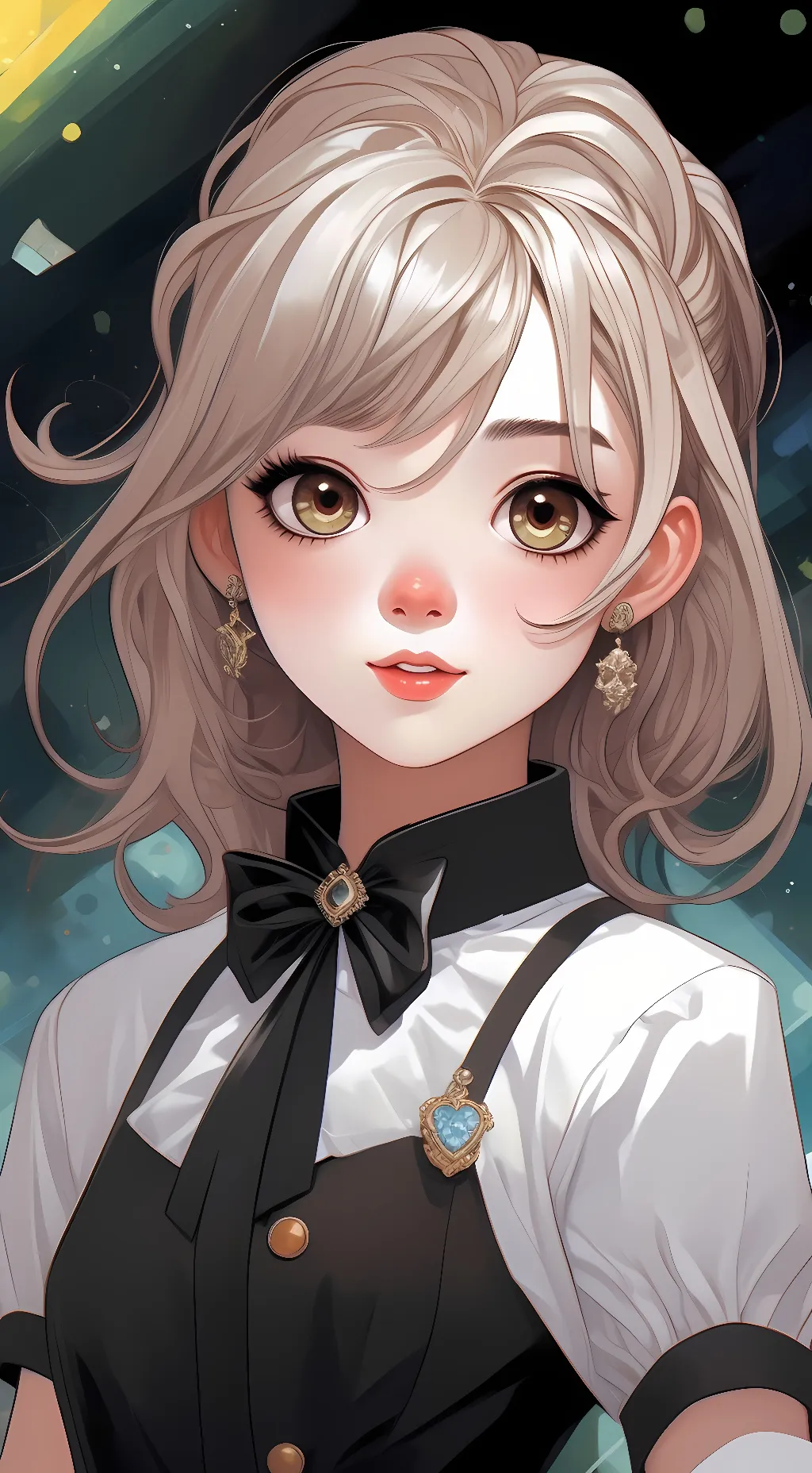 ai character: Winter background