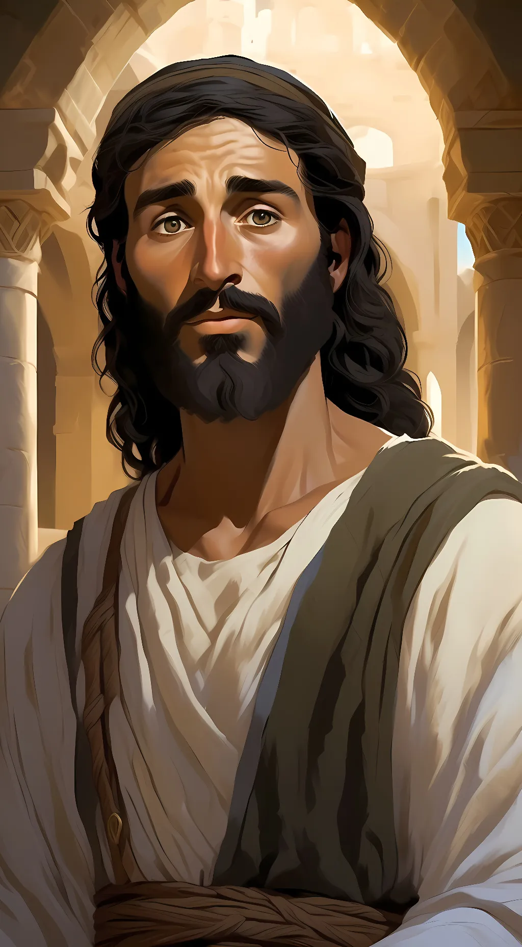 ai character: Jesus Of Nazareth background