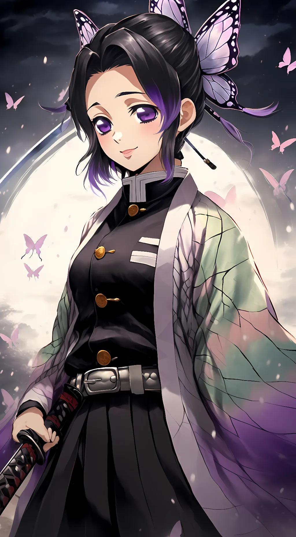 ai character: Shinobu Kochō background