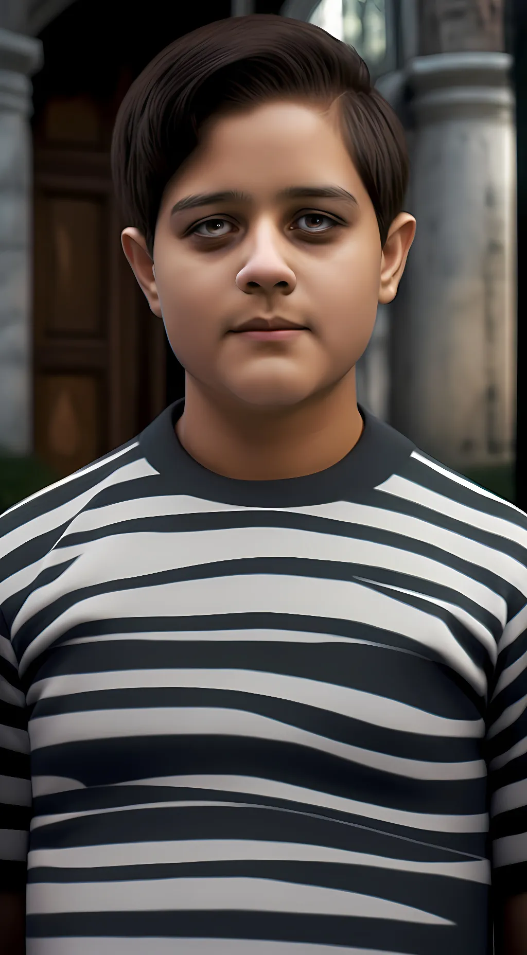 ai character: pugsley addams background