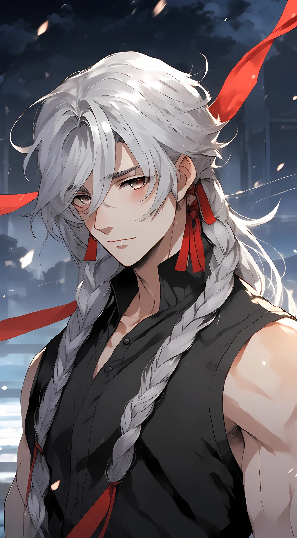 ai character: Genderbend Shenhe  background