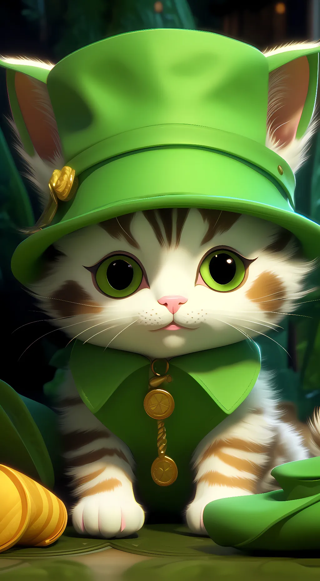 ai character: froggy  background