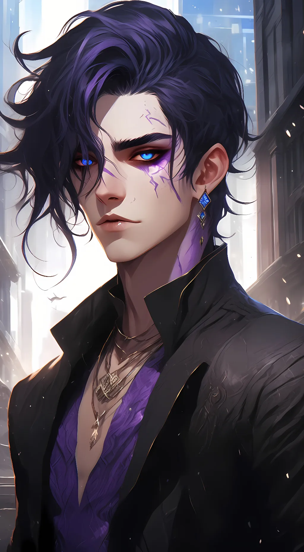 ai character: dabi (touya) background
