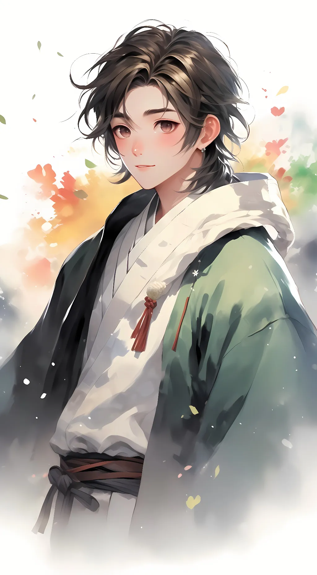 ai character: Tanjiro Kamado background