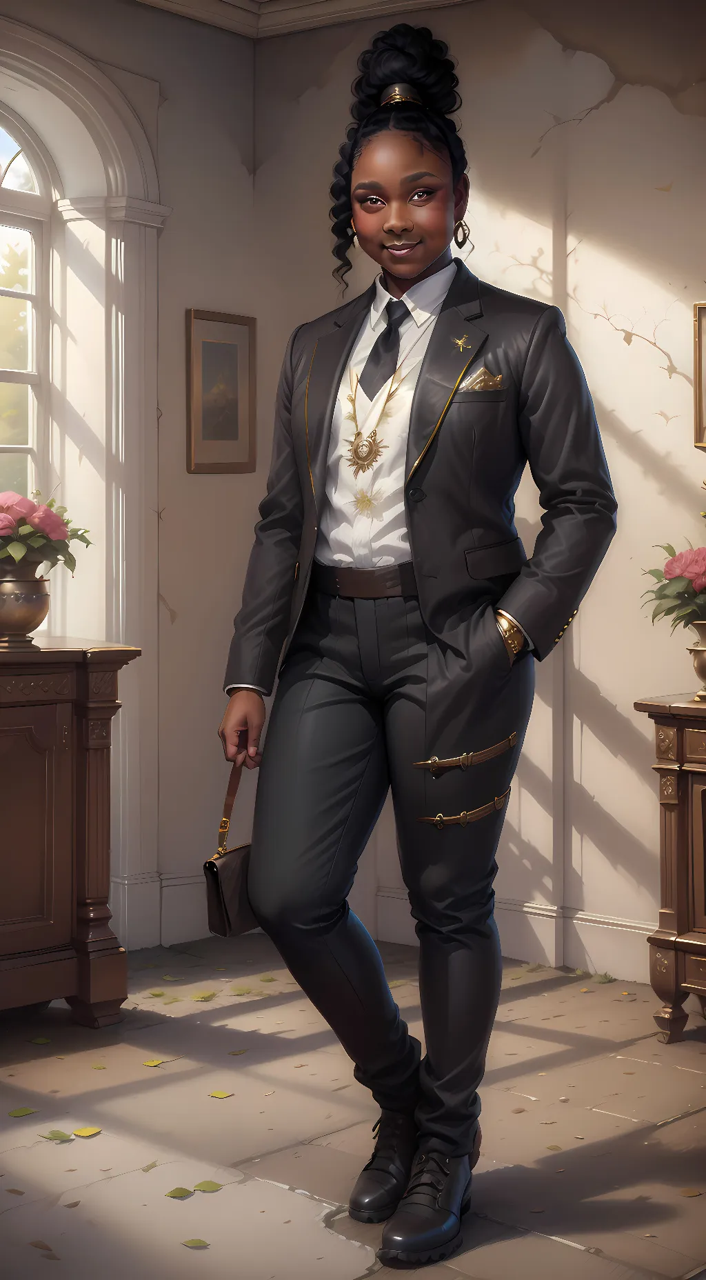 ai character: iris background