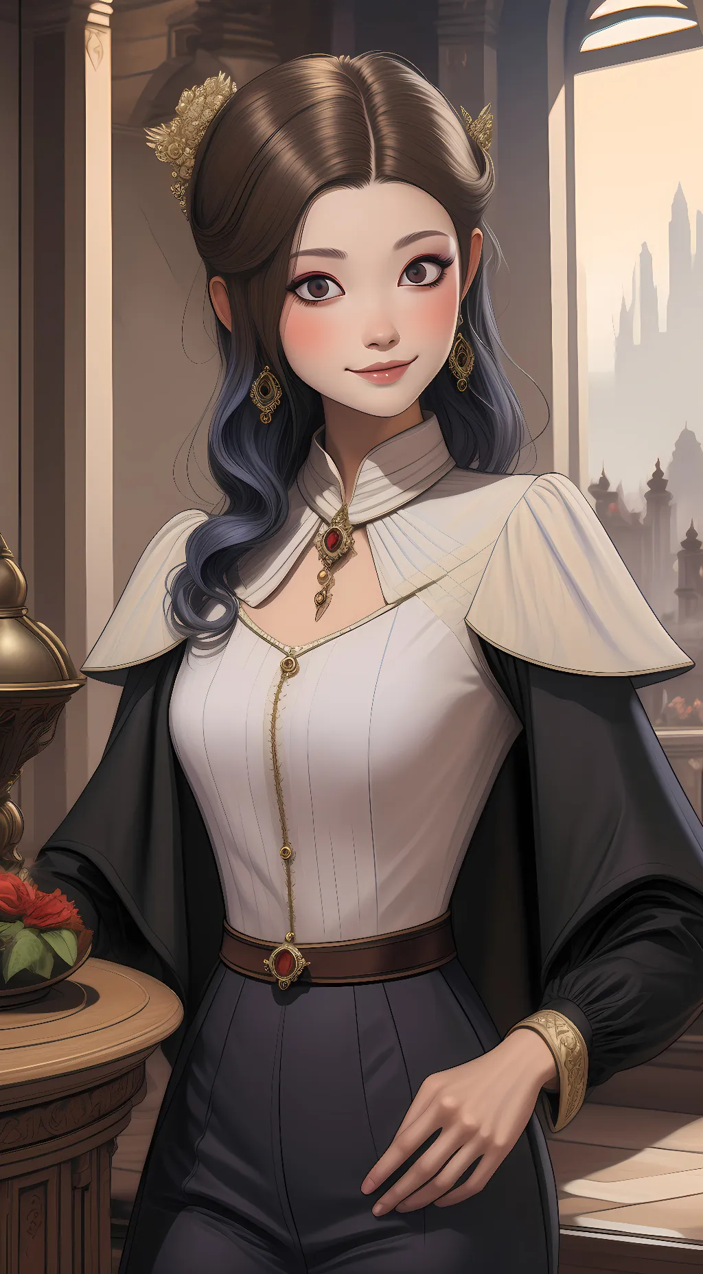 ai character: Natalia  background