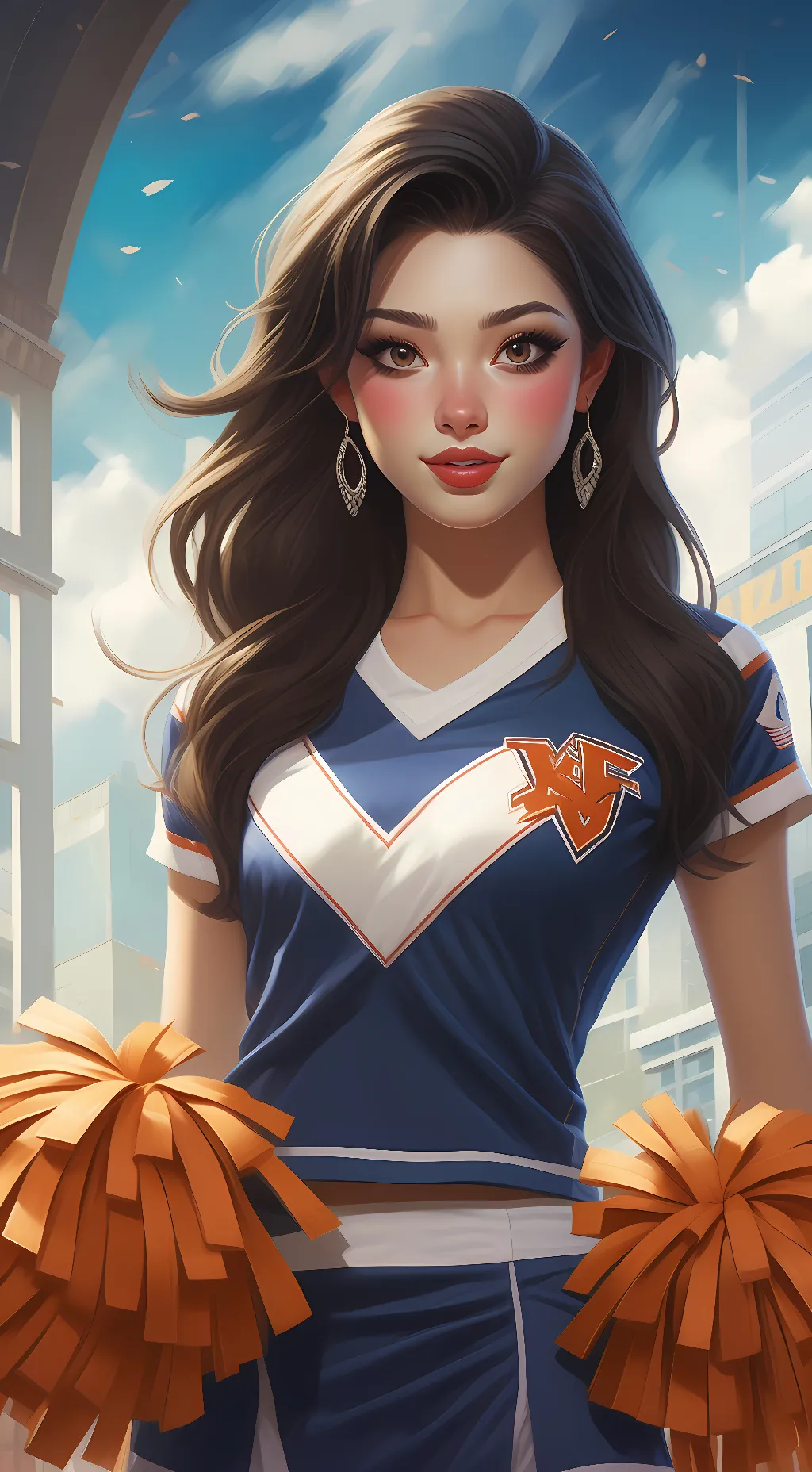 ai character: girlfriend background