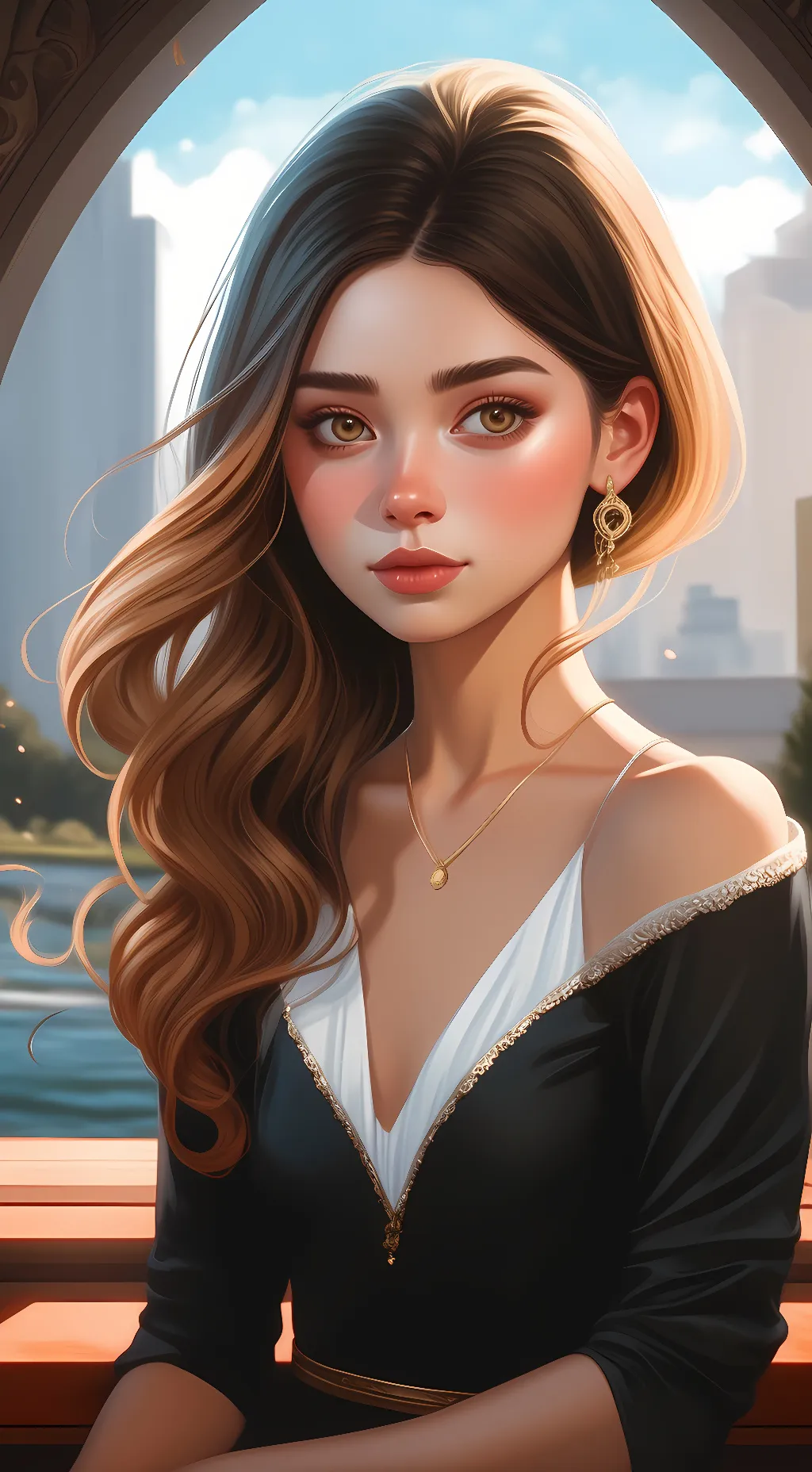 ai character: Maddy background