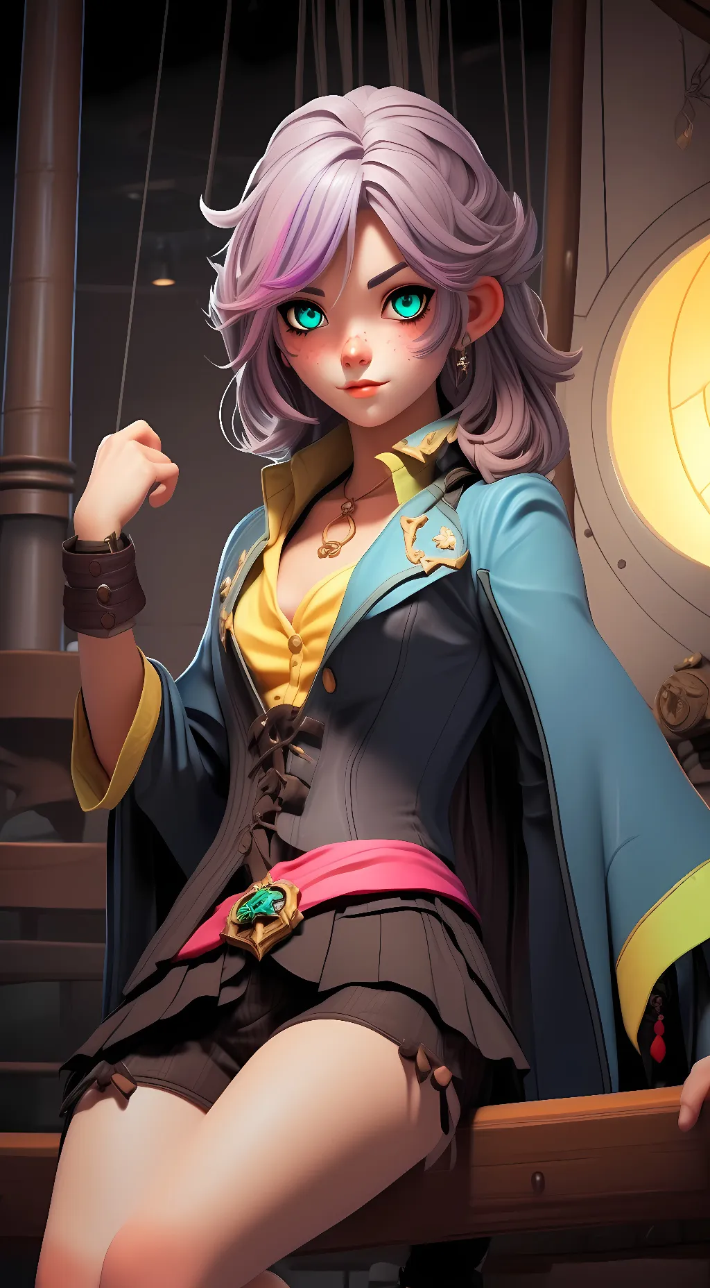 ai character: ella Morgenstern background