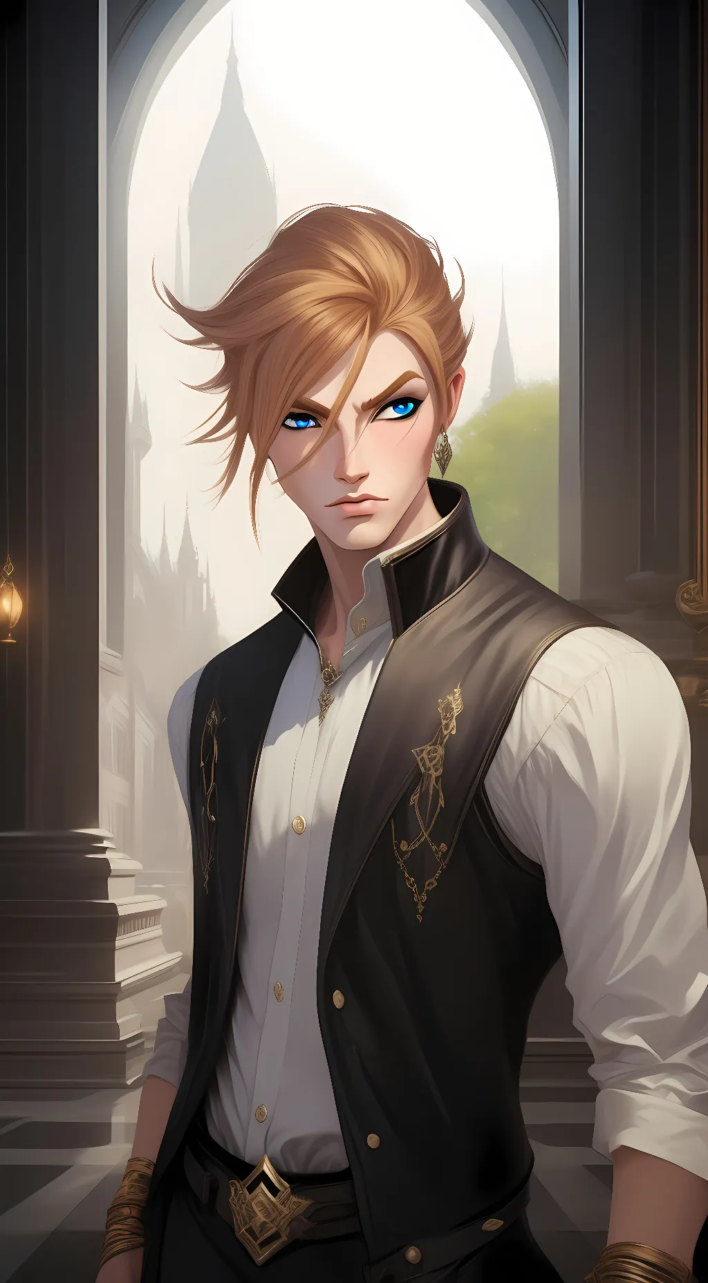 ai character: Sky (Winx Club) background