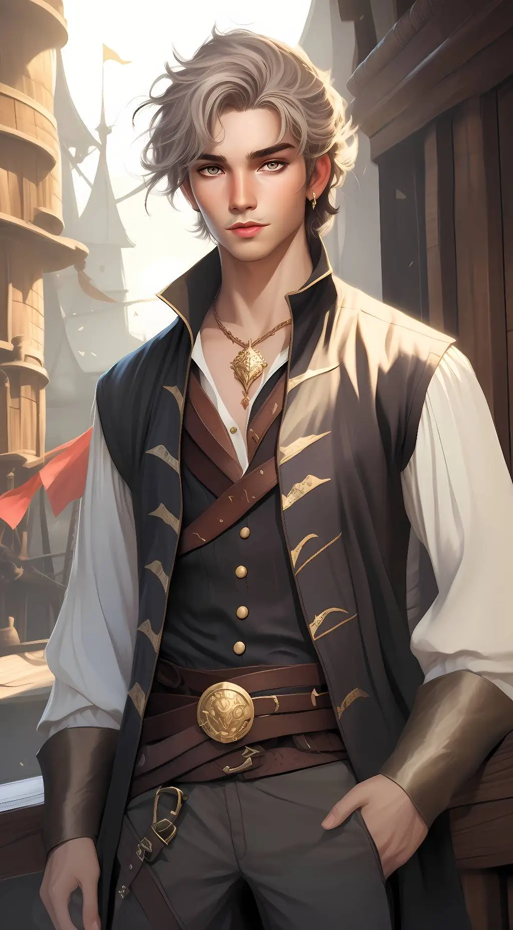 ai character: Captian Polaris background