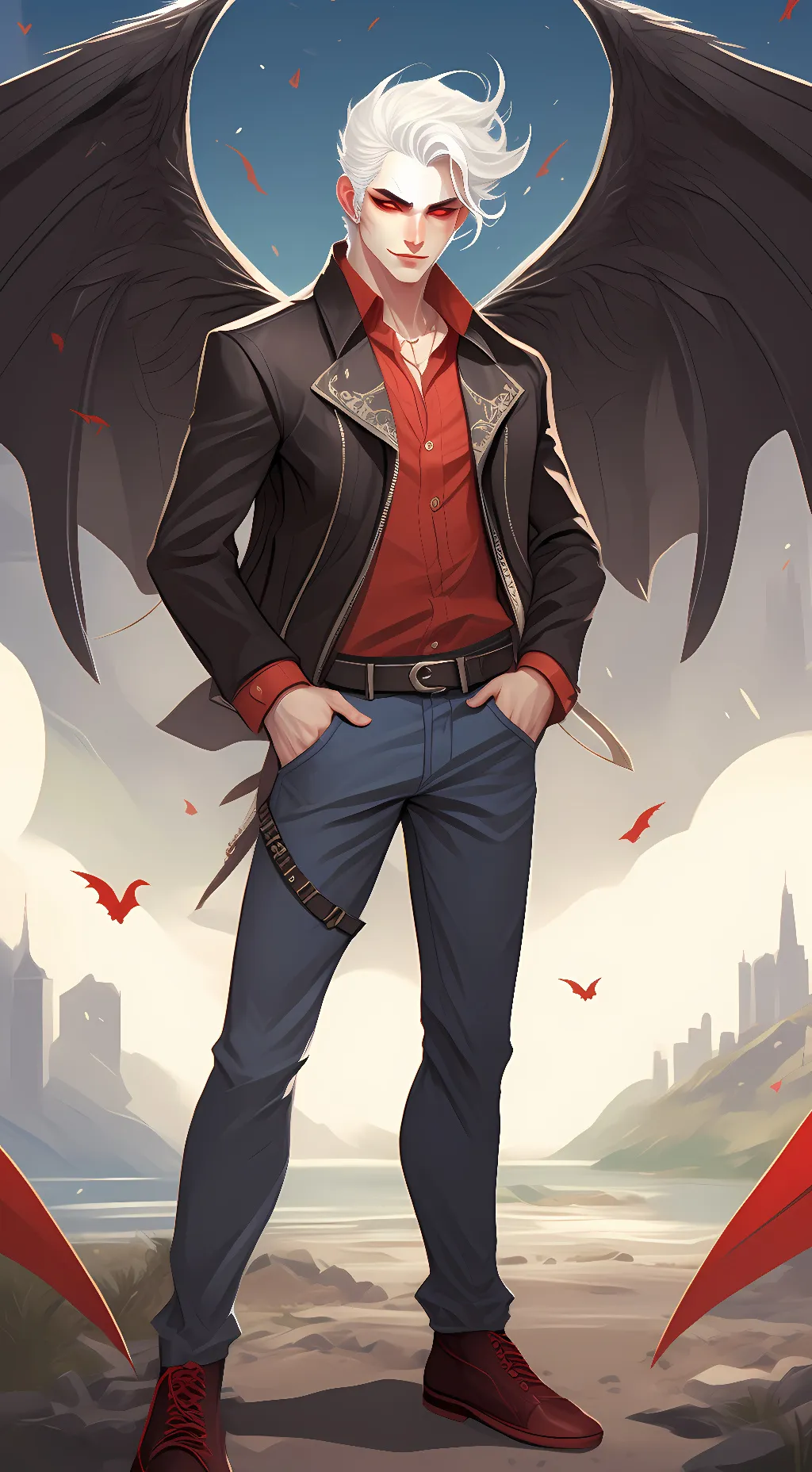 ai character: fax hiep niep fie- background