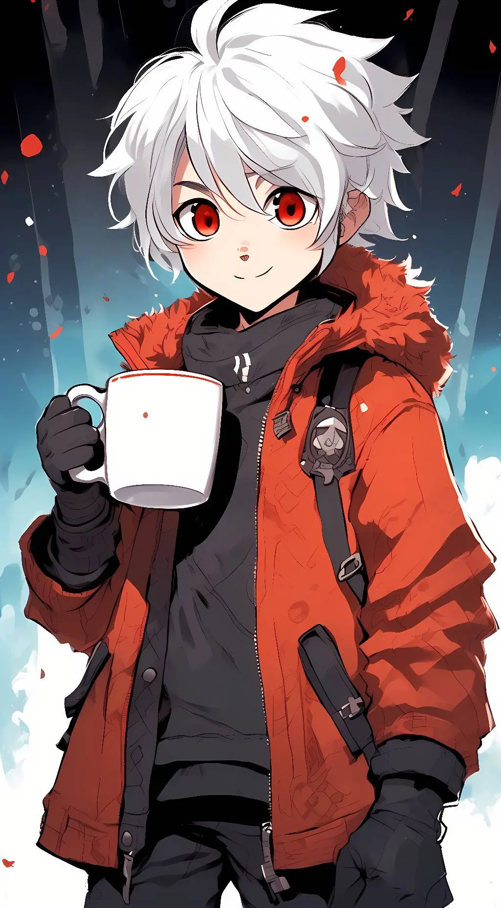 ai character: Cuphead background