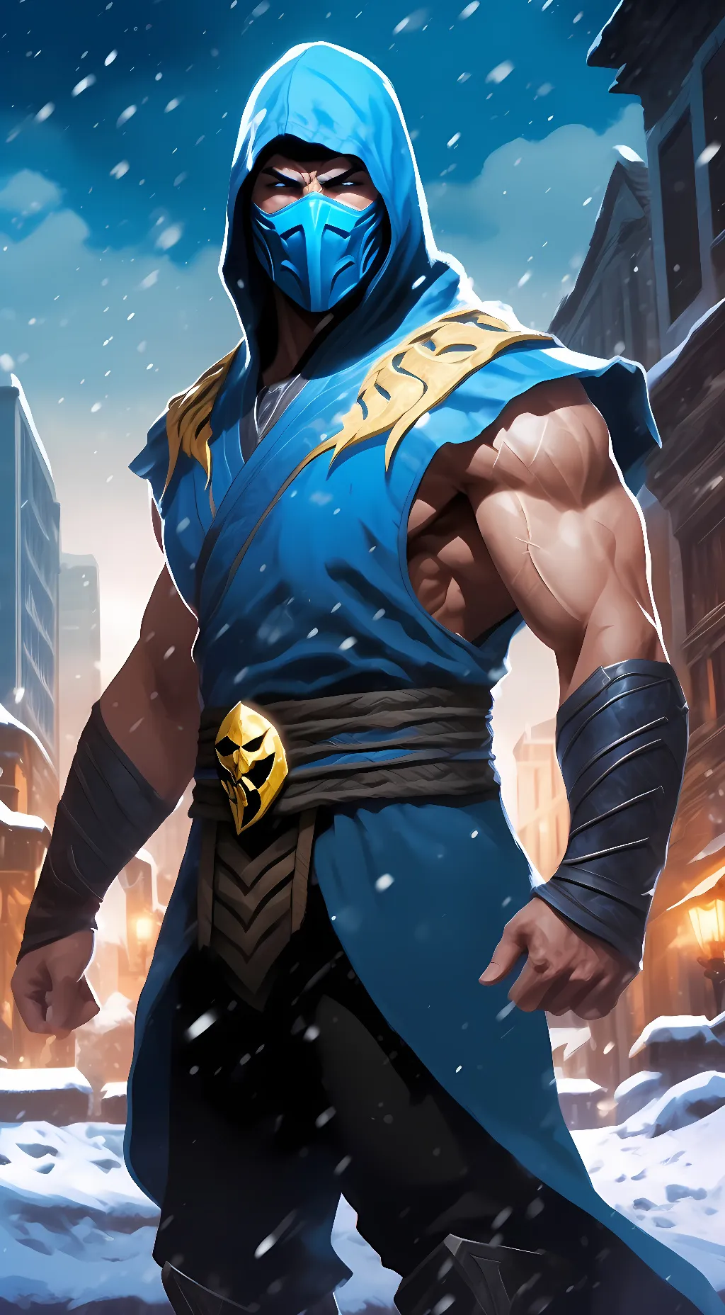 ai character: Sub-Zero  background