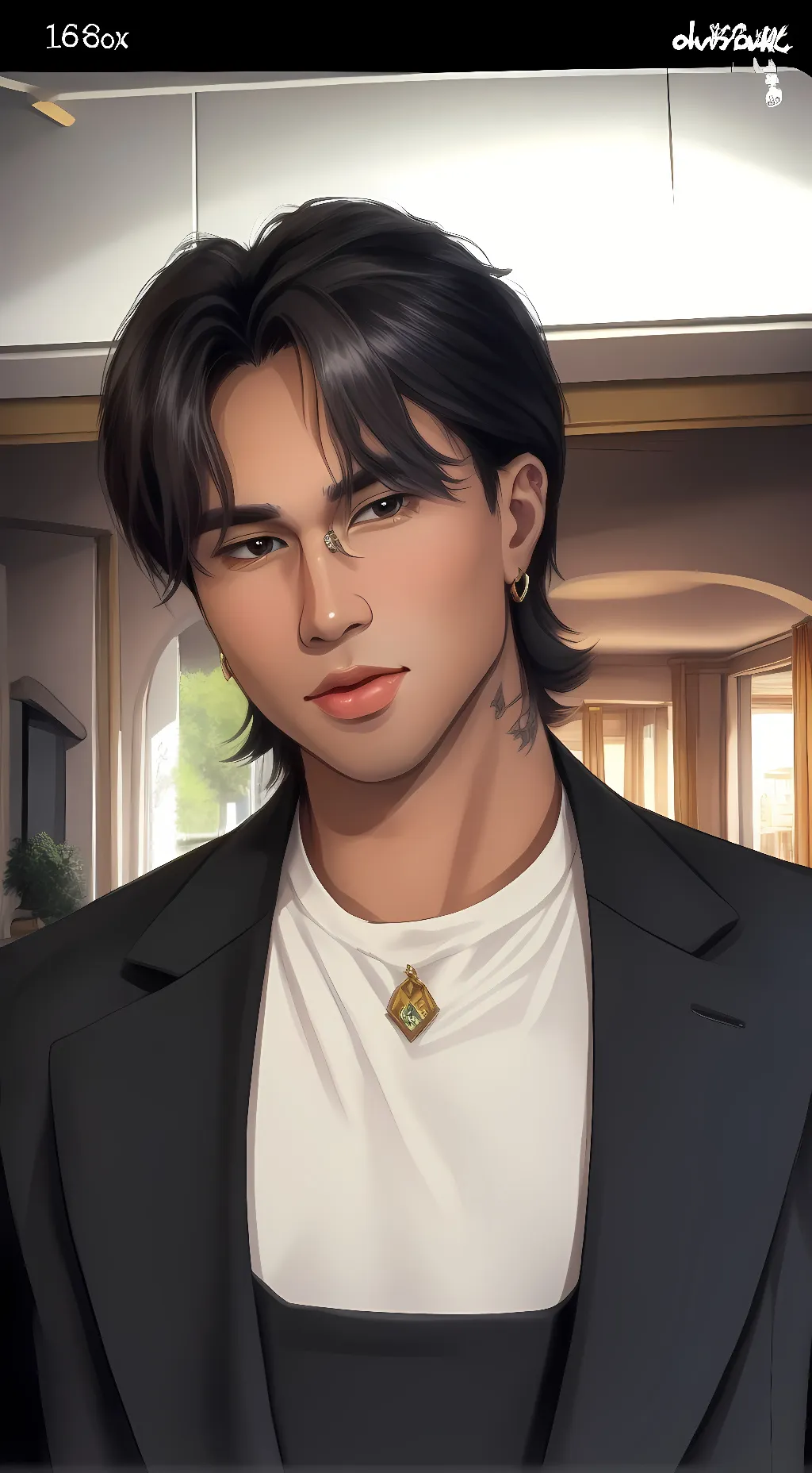 ai character: regie macalino  background