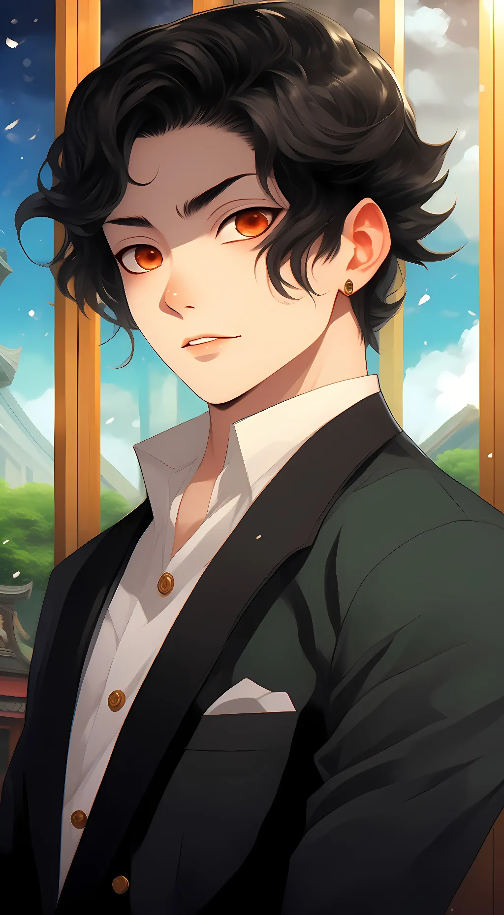 ai character: Muzan Kibutsuji background