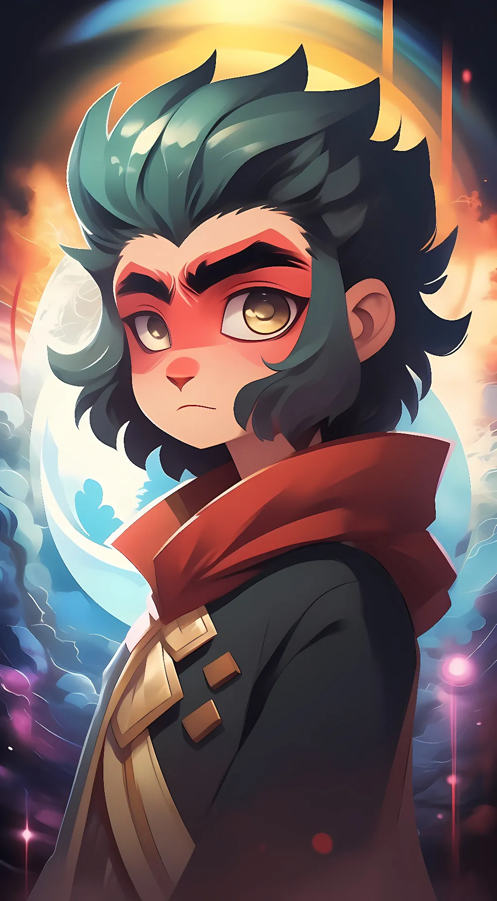 ai character: Macaque background