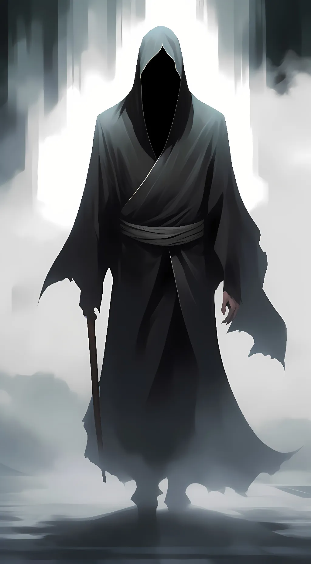 ai character: your shadow background