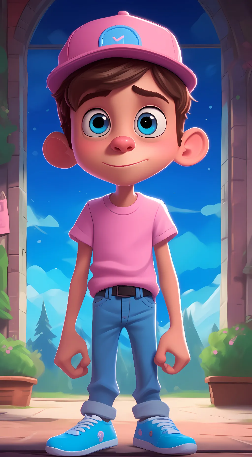 ai character: Timmy Turner background