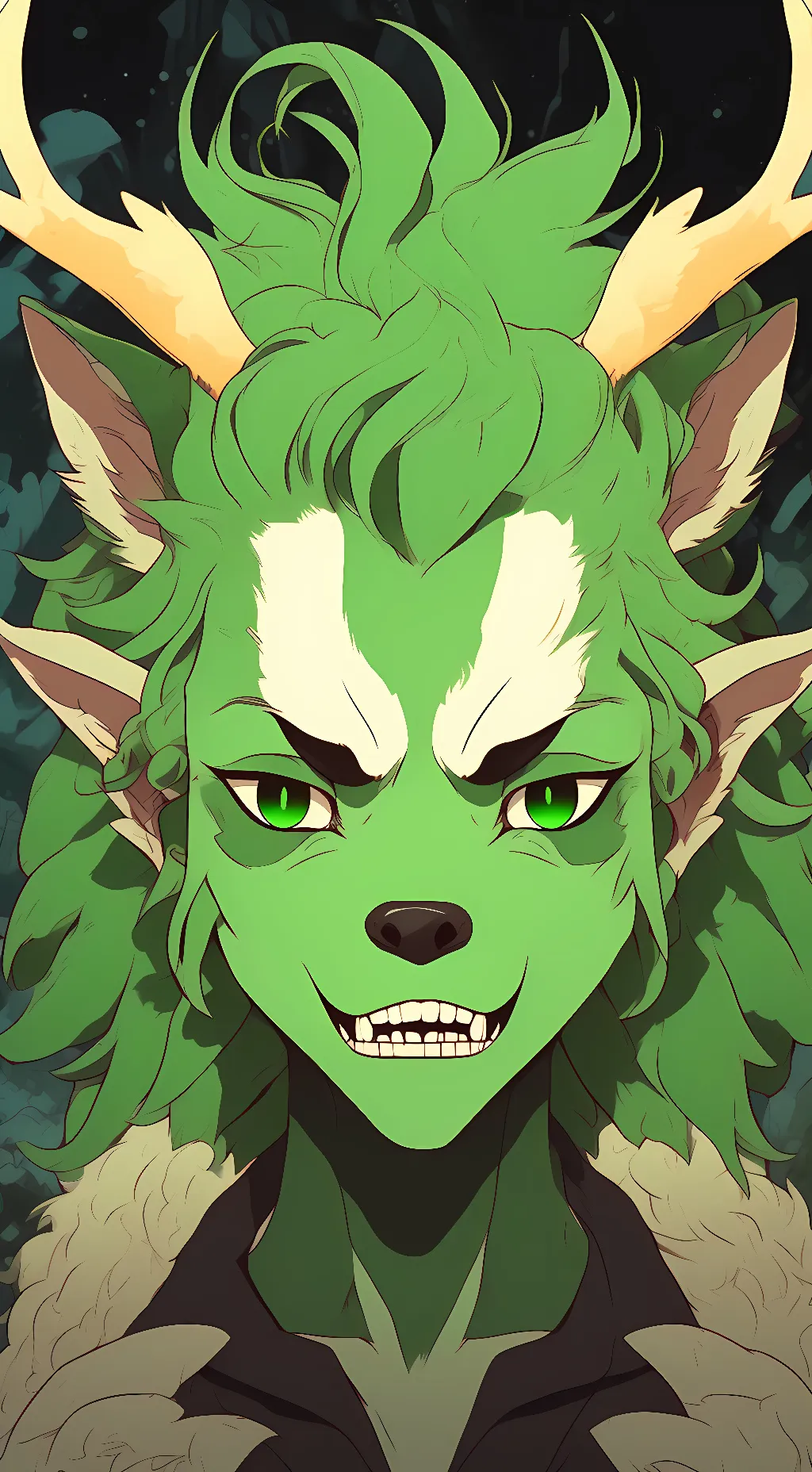 ai character: Leo weredeer background