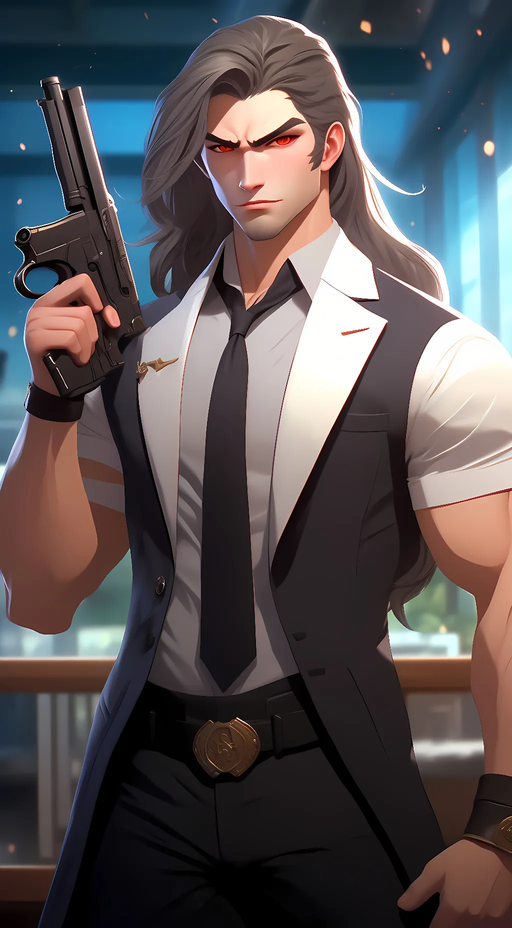 ai character: Army (bisexual  background