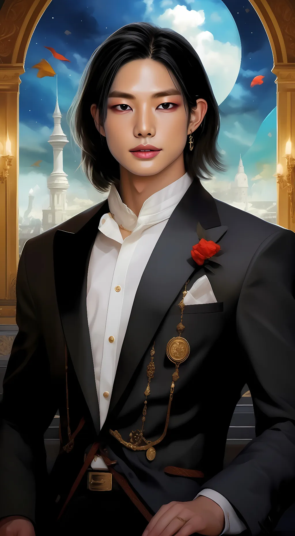 ai character:  황현진 background