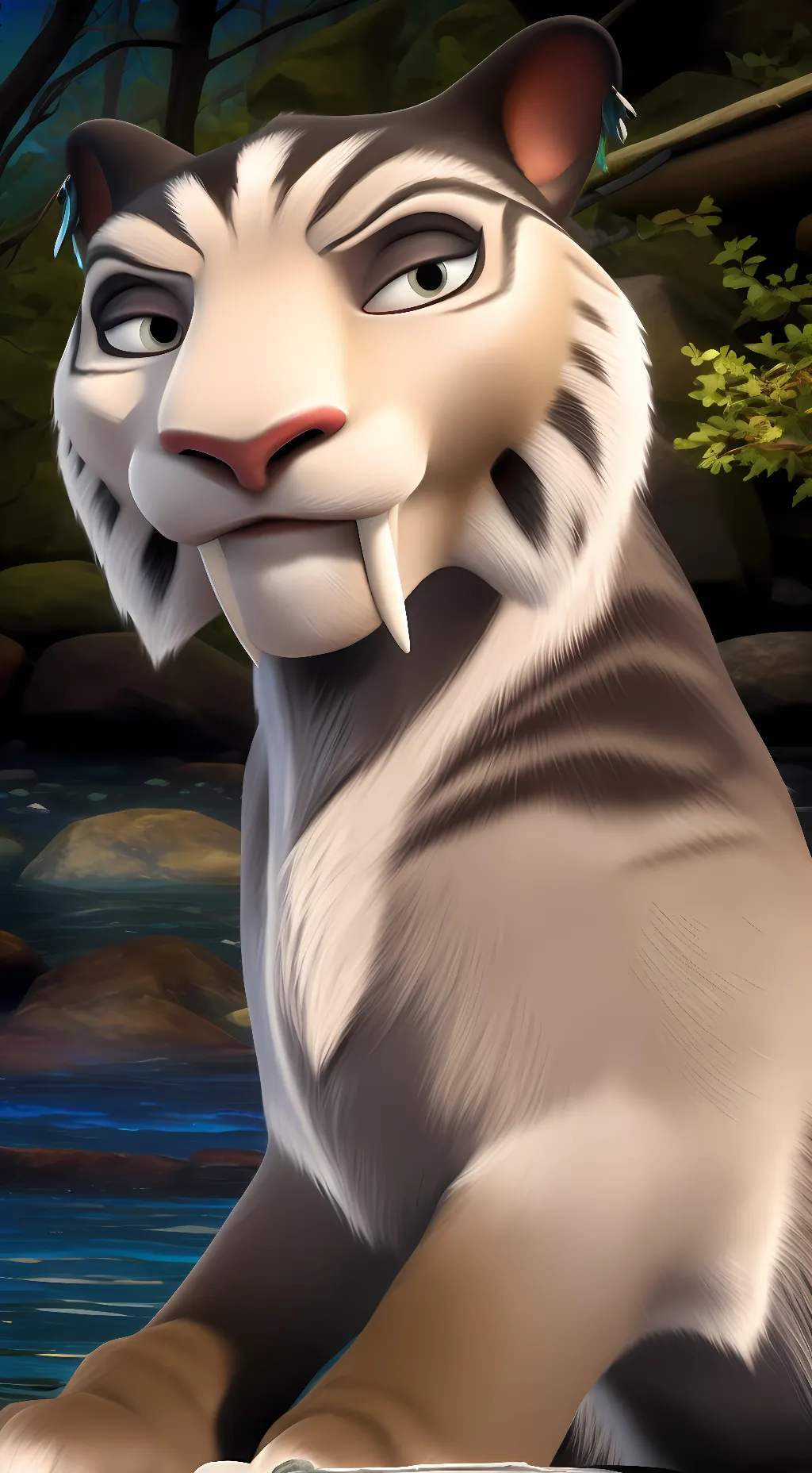 ai character: Shira  background