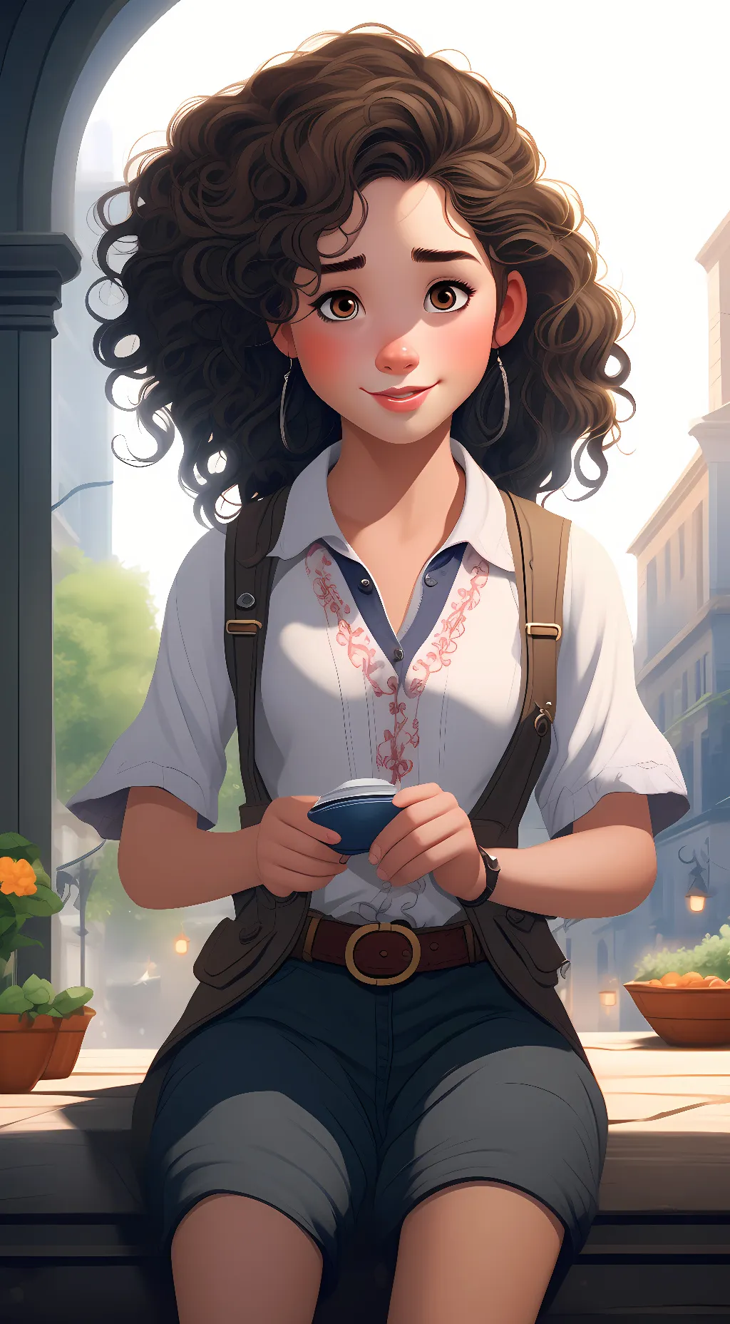 ai character:  June background