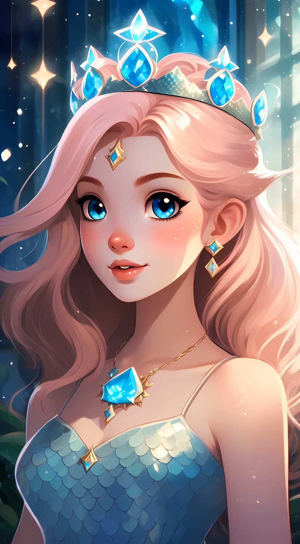 ai character: Rosalina  background