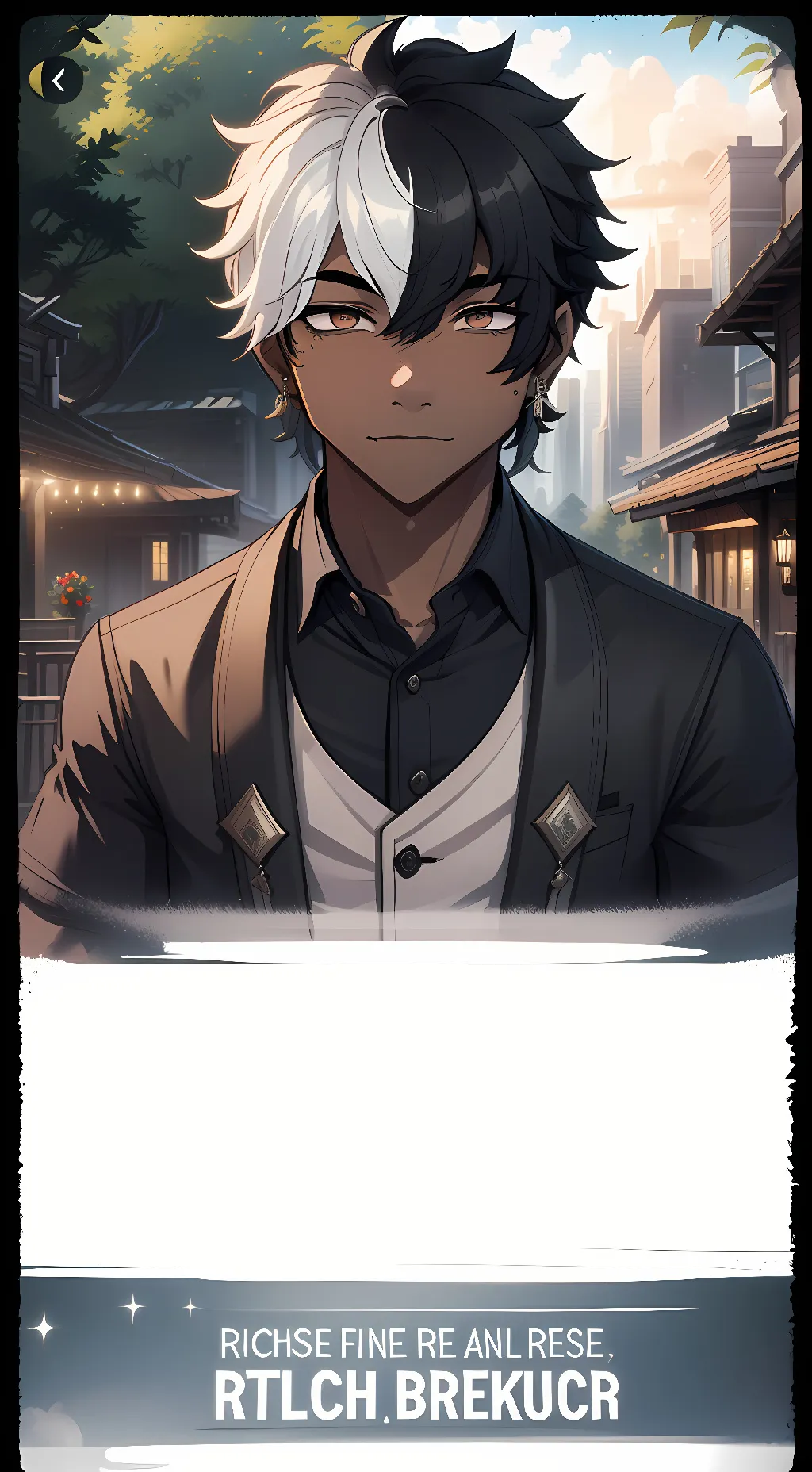 ai character: Theo background