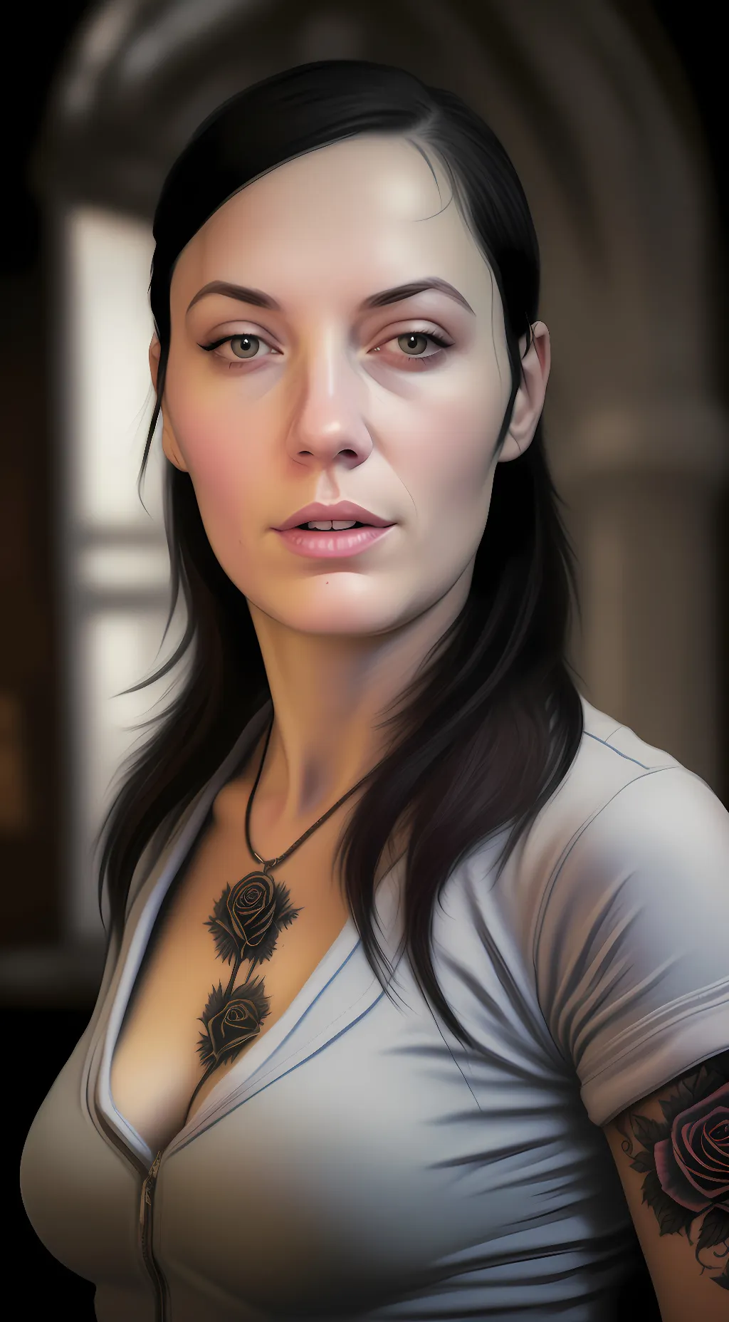 ai character: Connie Tanner background