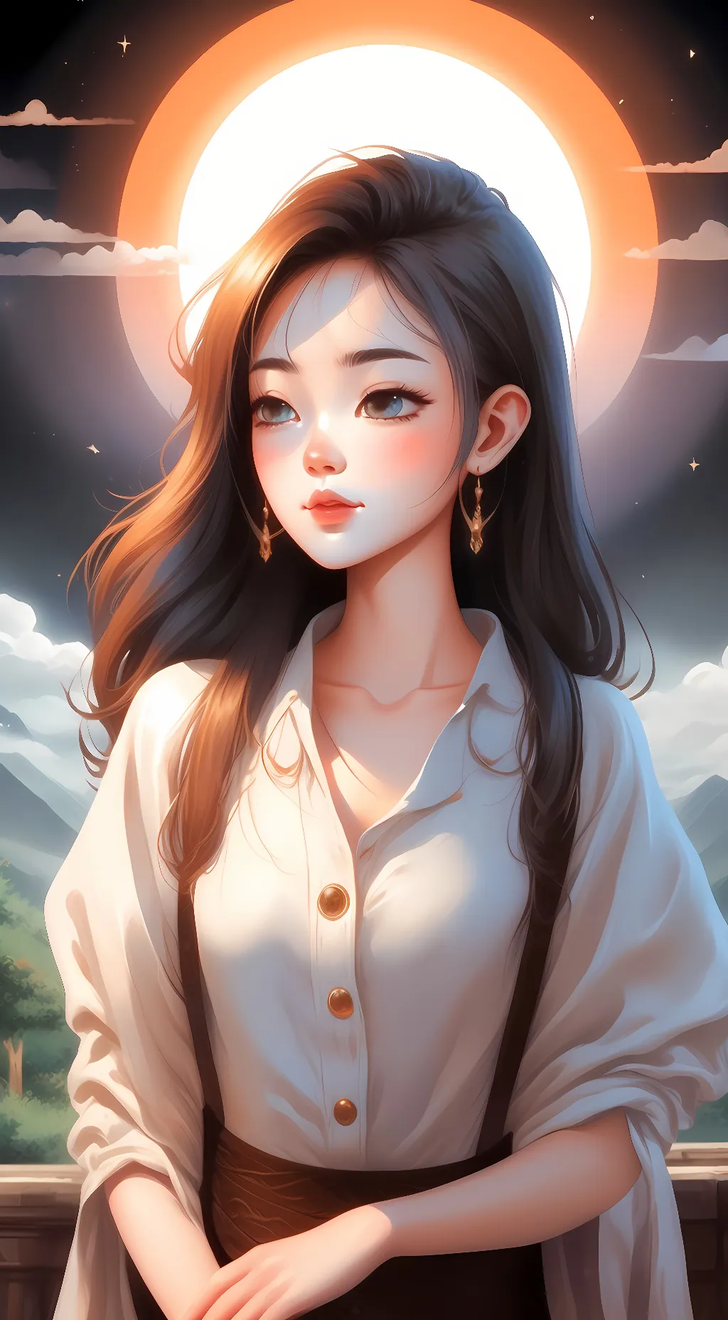 ai character: Tsutako Tomioka background
